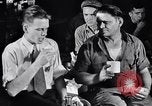 Image of workers have lunch Detroit Michigan USA, 1952, second 9 stock footage video 65675030075