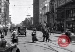 Image of vehicular traffic Detroit Michigan USA, 1929, second 16 stock footage video 65675030094