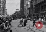 Image of vehicular traffic Detroit Michigan USA, 1929, second 27 stock footage video 65675030094