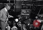 Image of Ford Model A engine block Michigan United States USA, 1927, second 1 stock footage video 65675030103