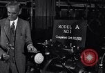 Image of Ford Model A engine block Michigan United States USA, 1927, second 18 stock footage video 65675030103
