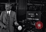 Image of Ford Model A engine block Michigan United States USA, 1927, second 20 stock footage video 65675030103