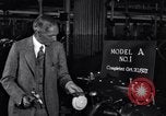 Image of Ford Model A engine block Michigan United States USA, 1927, second 21 stock footage video 65675030103