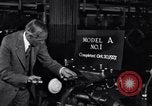 Image of Ford Model A engine block Michigan United States USA, 1927, second 25 stock footage video 65675030103
