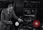 Image of Ford Model A engine block Michigan United States USA, 1927, second 26 stock footage video 65675030103