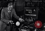 Image of Ford Model A engine block Michigan United States USA, 1927, second 28 stock footage video 65675030103