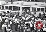 Image of milling crowd Dearborn Michigan USA, 1938, second 14 stock footage video 65675030135