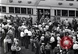 Image of milling crowd Dearborn Michigan USA, 1938, second 15 stock footage video 65675030135
