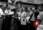 Image of milling crowd Dearborn Michigan USA, 1938, second 18 stock footage video 65675030135