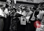 Image of milling crowd Dearborn Michigan USA, 1938, second 22 stock footage video 65675030135