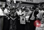 Image of milling crowd Dearborn Michigan USA, 1938, second 23 stock footage video 65675030135