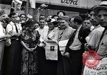 Image of milling crowd Dearborn Michigan USA, 1938, second 24 stock footage video 65675030135