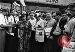 Image of milling crowd Dearborn Michigan USA, 1938, second 27 stock footage video 65675030135