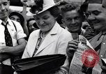 Image of milling crowd Dearborn Michigan USA, 1938, second 29 stock footage video 65675030135