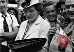 Image of milling crowd Dearborn Michigan USA, 1938, second 30 stock footage video 65675030135