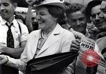Image of milling crowd Dearborn Michigan USA, 1938, second 35 stock footage video 65675030135