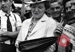 Image of milling crowd Dearborn Michigan USA, 1938, second 37 stock footage video 65675030135