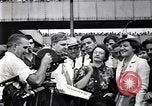 Image of milling crowd Dearborn Michigan USA, 1938, second 47 stock footage video 65675030135