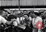 Image of milling crowd Dearborn Michigan USA, 1938, second 49 stock footage video 65675030135
