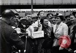 Image of milling crowd Dearborn Michigan USA, 1938, second 57 stock footage video 65675030135