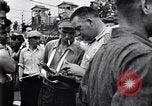Image of milling crowd Dearborn Michigan USA, 1938, second 59 stock footage video 65675030135