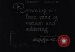 Image of meat canning United States USA, 1919, second 12 stock footage video 65675030151