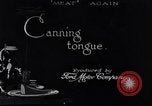 Image of meat canning United States USA, 1919, second 1 stock footage video 65675030153