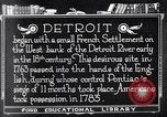 Image of Detroit City view Detroit Michigan USA, 1921, second 22 stock footage video 65675030154