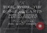 Standbild Ford River Rouge Plant Tour Dearborn Michigan USA, 1928, aus Sekunde 16 historischem Filmmaterial Videoclip 65675030157