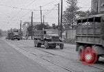 Image of American Army convoy Tokyo Japan, 1945, second 12 stock footage video 65675030212