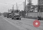 Image of American Army convoy Tokyo Japan, 1945, second 16 stock footage video 65675030212