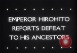 Image of Emperor Hirohito Tokyo Japan, 1945, second 3 stock footage video 65675030215