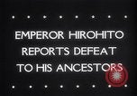 Image of Emperor Hirohito Tokyo Japan, 1945, second 5 stock footage video 65675030215