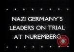 Image of Nuremberg Trials Nuremberg Germany, 1945, second 3 stock footage video 65675030216