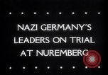 Image of Nuremberg Trials Nuremberg Germany, 1945, second 5 stock footage video 65675030216
