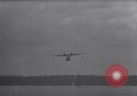 Standbild Pan American Airways Wasserflugzeug Devil's Island Guyana, 1939, aus Sekunde 5 historischem Filmmaterial Videoclip 65675030224