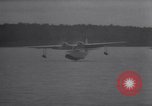 Standbild Pan American Airways Wasserflugzeug Devil's Island Guyana, 1939, aus Sekunde 19 historischem Filmmaterial Videoclip 65675030224