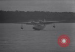 Standbild Pan American Airways Wasserflugzeug Devil's Island Guyana, 1939, aus Sekunde 20 historischem Filmmaterial Videoclip 65675030224