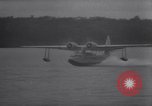 Standbild Pan American Airways Wasserflugzeug Devil's Island Guyana, 1939, aus Sekunde 23 historischem Filmmaterial Videoclip 65675030224