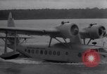 Standbild Pan American Airways Wasserflugzeug Devil's Island Guyana, 1939, aus Sekunde 37 historischem Filmmaterial Videoclip 65675030224