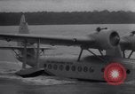 Standbild Pan American Airways Wasserflugzeug Devil's Island Guyana, 1939, aus Sekunde 38 historischem Filmmaterial Videoclip 65675030224