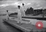 Standbild Pan American Airways Wasserflugzeug Devil's Island Guyana, 1939, aus Sekunde 41 historischem Filmmaterial Videoclip 65675030224