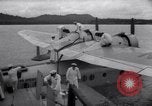 Standbild Pan American Airways Wasserflugzeug Devil's Island Guyana, 1939, aus Sekunde 58 historischem Filmmaterial Videoclip 65675030224