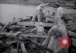 Image of lumbering operations Devil's Island French Guiana, 1939, second 53 stock footage video 65675030233