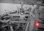 Image of lumbering operations Devil's Island French Guiana, 1939, second 56 stock footage video 65675030233