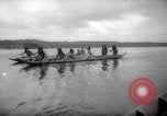 Image of natives in canoes Devil's Island French Guiana, 1939, second 21 stock footage video 65675030237
