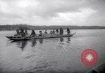 Image of natives in canoes Devil's Island French Guiana, 1939, second 24 stock footage video 65675030237