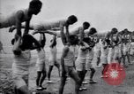 Image of English wrestler exhibition at Tuileries Gardens Paris France, 1919, second 30 stock footage video 65675030266