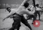 Image of English wrestler exhibition at Tuileries Gardens Paris France, 1919, second 40 stock footage video 65675030266