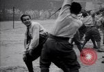 Image of English wrestler exhibition at Tuileries Gardens Paris France, 1919, second 42 stock footage video 65675030266